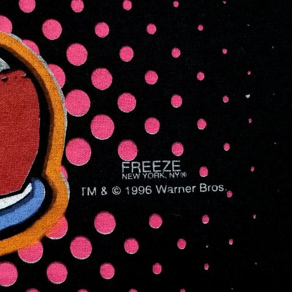 Vtg 90s FREEZE Looney Tunes Tweety Bird "Attitude Problem Do You?" T-Shirt - L - Picture 3 of 4